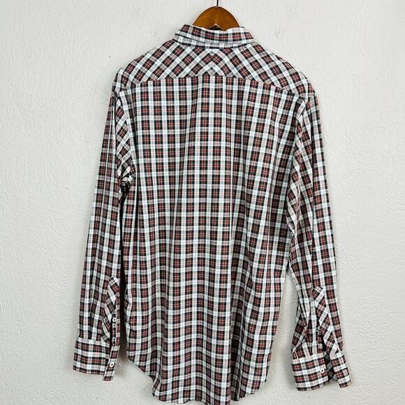 Billy Reid Long Sleeve Button Up Shirt Dress Casual Plaid - M - Picture 3 of 4